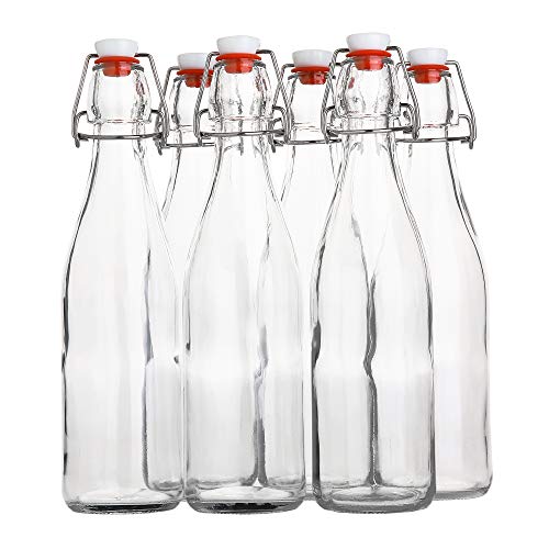 Flip Top Glass Bottle [16 fl. oz (16)