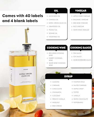 Olive Oil Dispenser For Kitchen (Gold)