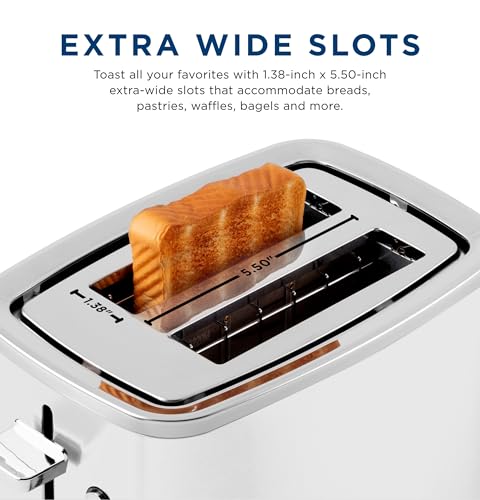 2 Slice Toaster (2-Slice / White)
