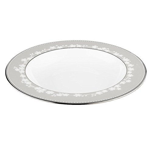 Bellina Bone China Platinum Banded Pasta Bowl (Pasta/Soup Bowl / Lenox Bellina Platinum Fine Dinnerware)