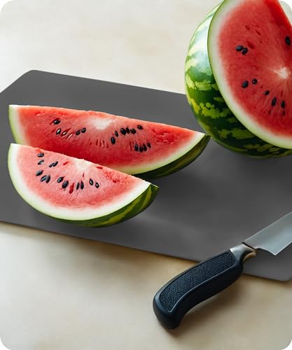 Cutting Board Alternative for Kitchen (Graphite / Charcoal / Gray / 15"L x 12"W)