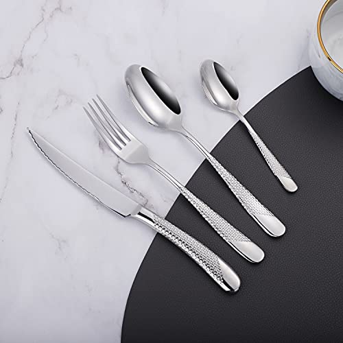16 Piece Silverware Set (Silver)