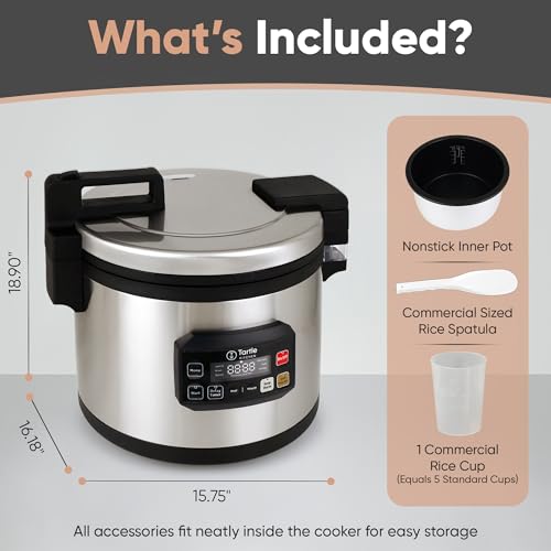 TK Commercial Rice Cooker 64 Cup