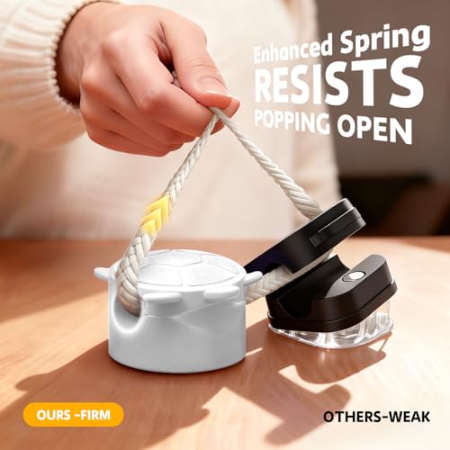 Rotatable Cable Clips (White / Turtle Shape)
