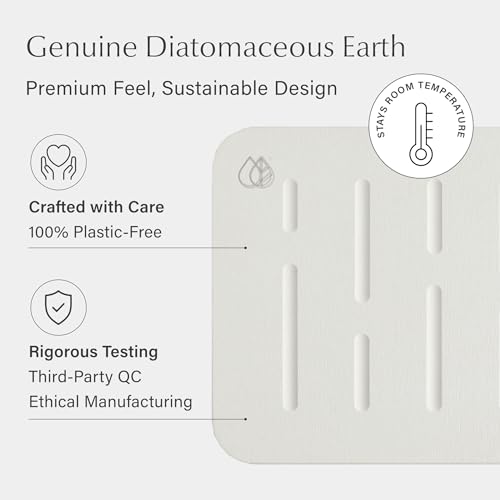 Home Stone Bath Mat Set (Rain Sandstone / 2 Pack)