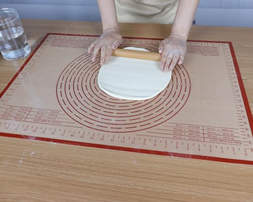 Silicone Pastry Mat 34X26 inch Baking Mat for Rolling Dough