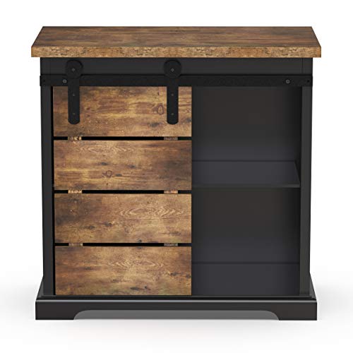 Sideboard Coffee Bar Cabinet (Black)