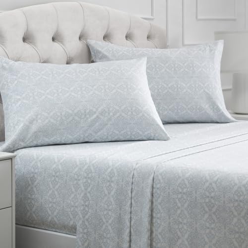 Iconic 4 Piece (8561 Laced Sky Blue / Cal King - EXTRA DEEP pocket)