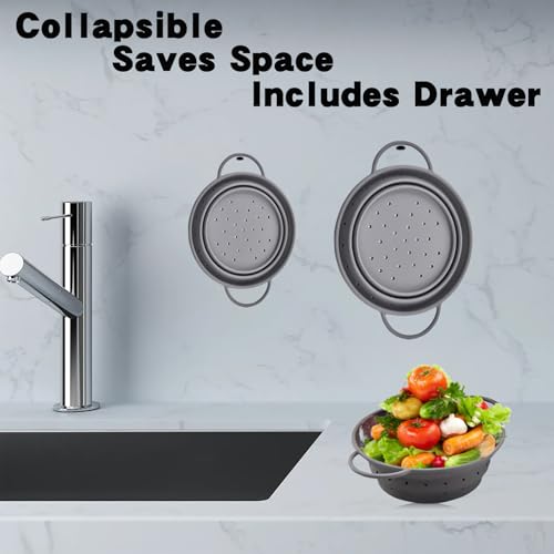 Collapsible Colander with Handle
