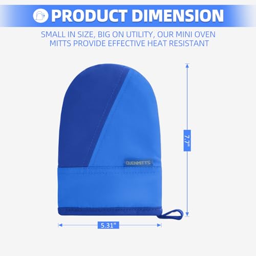 Mini Oven Mitts (Dark Blue)
