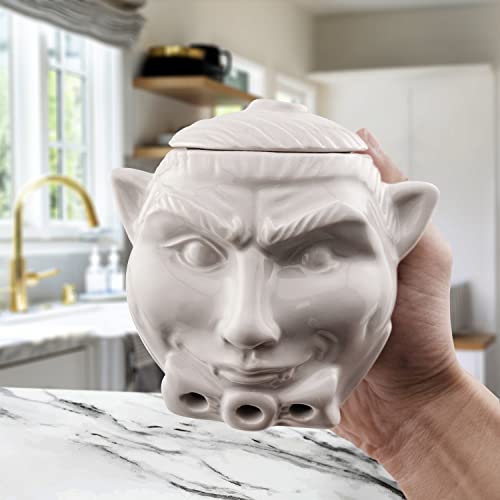 Spooky Dracula Garlic Pot