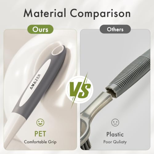 Dish Brush with Handle (Grey+grey / 2 Pack)