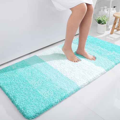 Bathroom Runner Rug 45x27 (45" X 27" / Teal)