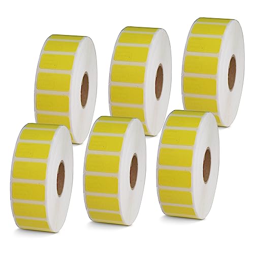 1" x 0.5" 25 mm x 13 mm (1 in x 0.5 in / Yellow)