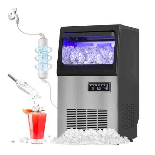 Nugget Ice Maker Machine 80LB (80Lbs/Day / Chewing ice)