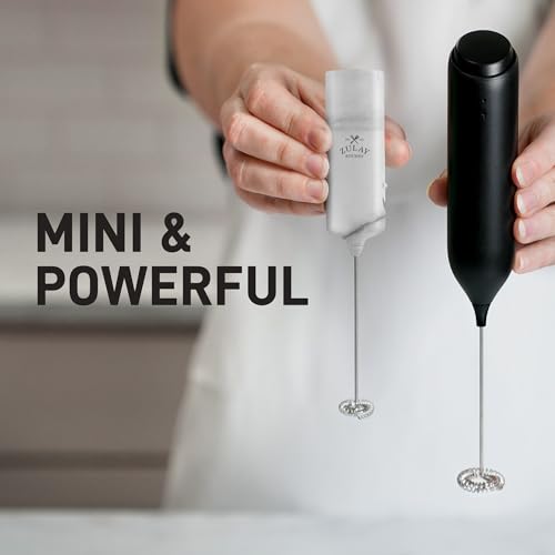 Mini & Mighty Milk Frother Wand (Alabaster Marble / Mini Frother)