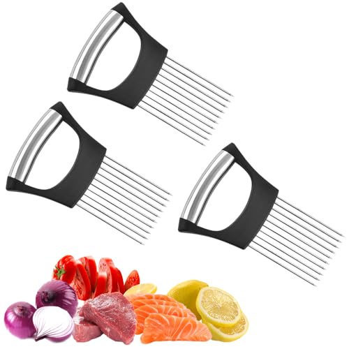 Stainless Steel Onion Slice Holder (A-3Pcs)