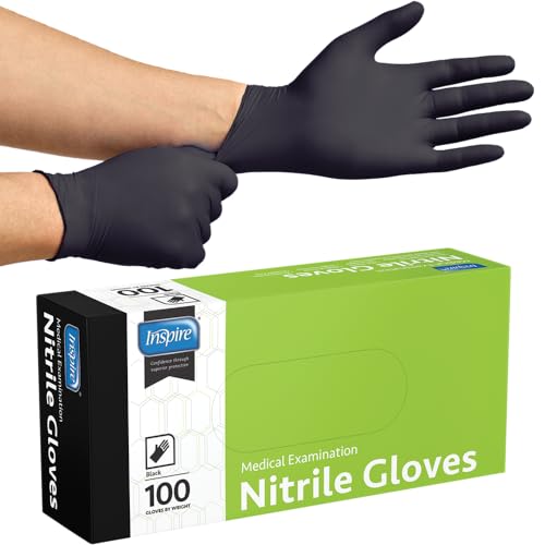 Black Nitrile Gloves (X-Large / Nitrile)