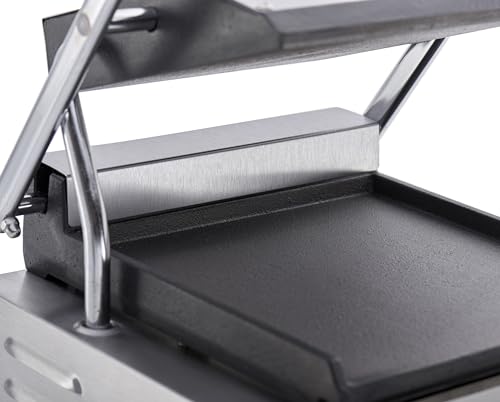 Commercial Electric Panini Sandwich Grill with Smooth Plates (Small w/ Smooth Plates)