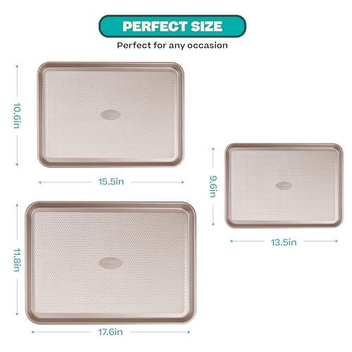 Baking Sheet Pan Set (Champagne Gold)