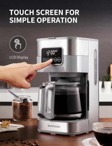 10 Cup Programmable Coffee Maker (Gray)