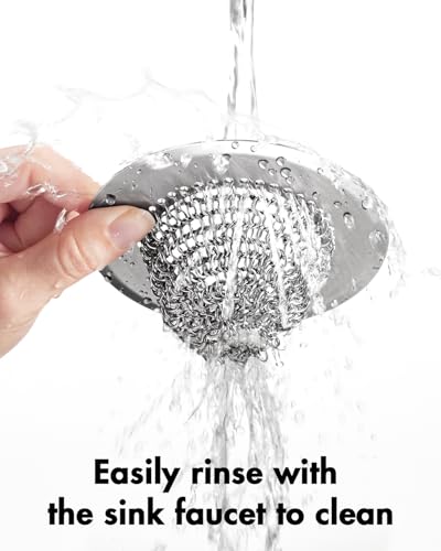 Kitchen Sink Drain Strainer (Silver)