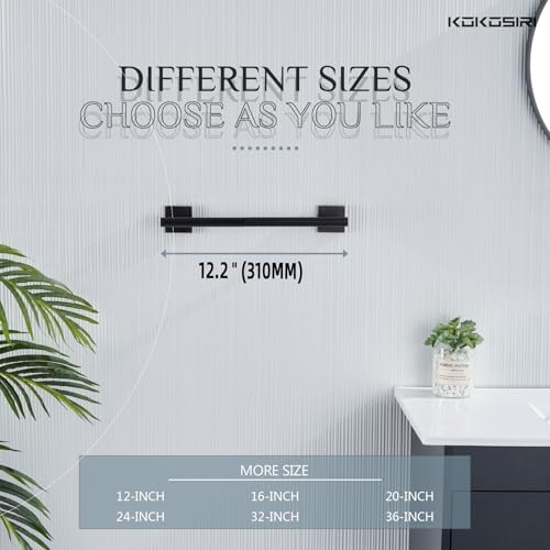 Bathroom Towel Bars 12 Inch Towel Ring Oil Rubbed Bronze 30CM Hand Towel Holder for Bath Kitchen Wall Stainless Steel B4005ORB (Oil Rubbed Bronze / 12-Inch)