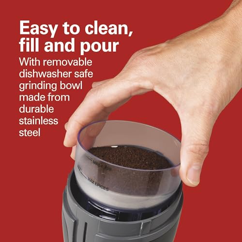 Fresh Grind Electric Coffee Grinder For Up To 12 Cups (Black / Makes up to 12 Cups)