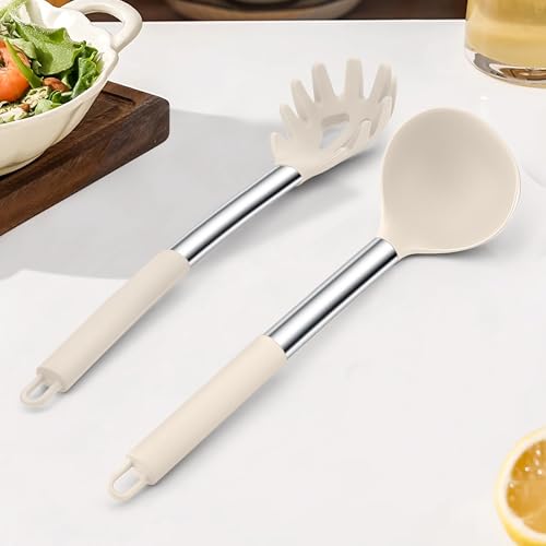 Silicone Pasta Fork and Ladle (2 Count)