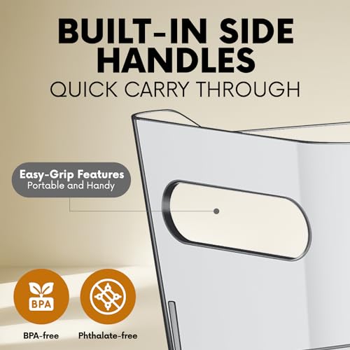 Clear Plastic Storage Bins (Large)