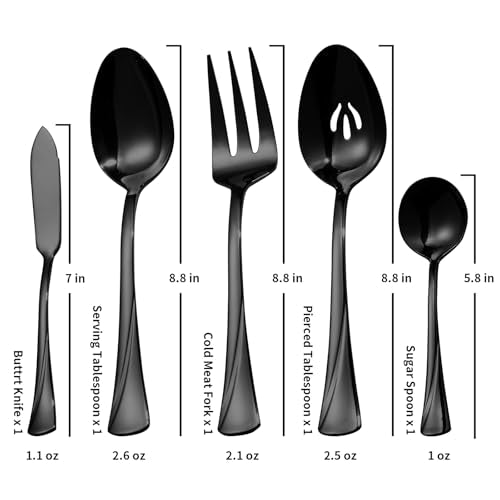 Alice Black Mirror 45 (Black / 45 pieces for 8)