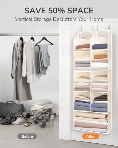 Over the Door Organizer (Beige / 1 Pack-Extra Large)
