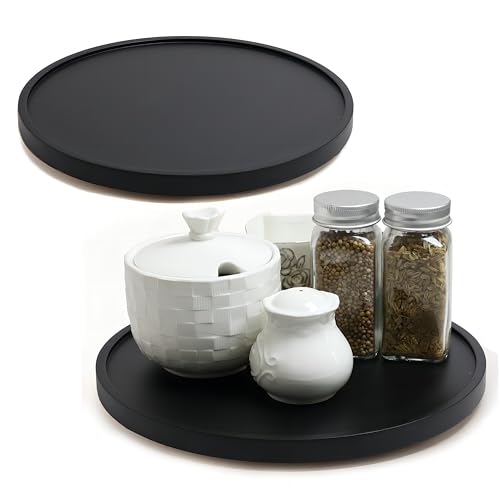 2 Pack ] 12 (Black Wood / 2 Pack - 12 inch)