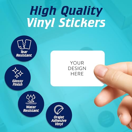 Custom Vinyl Stickers (100 Count)