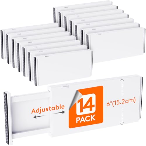 6" Tall Upgrade Drawer Dividers (6"H, 13.5-22"L)