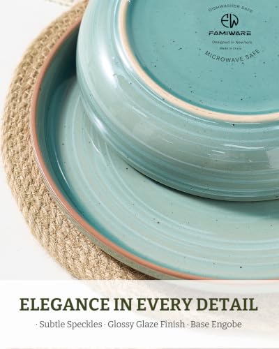 Meteor 33 oz Pasta Bowls Set of 8 (Peacock Green / Set of 8)