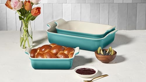 Stoneware Heritage Rectangular Baking Dish (3-Piece Dish Set / Riviera)