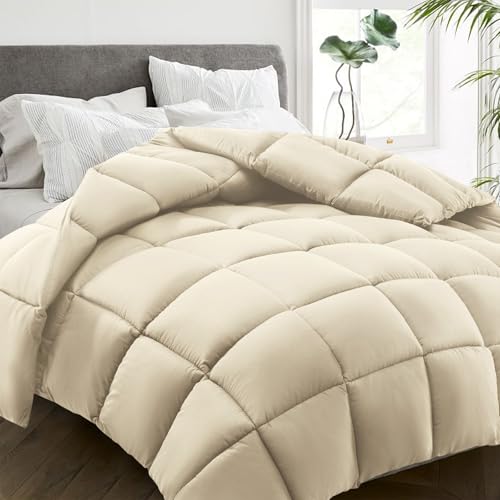 All Season King Size Bed Comforter (Beige / King（90*102）)