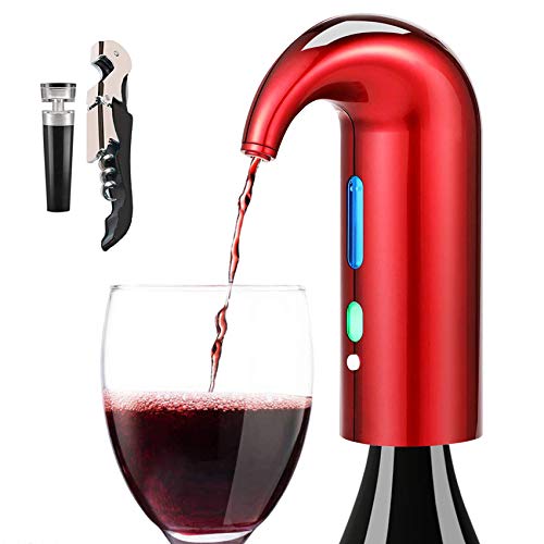Fathers Day Wine Aerator Electric Wine Decanter (Pro / Lucky red)