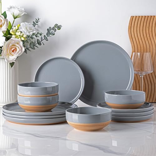 Dinnerware Sets for 8 (Limestone / Service For 8(24Pcs))