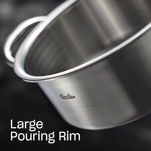 M5 Pro-Ply 5-ply Stainless Steel Stockpot, 6 Quart, with Metal Lid
