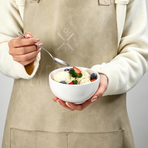 Ceramic Ice Cream Bowls (White / 12 Oz)