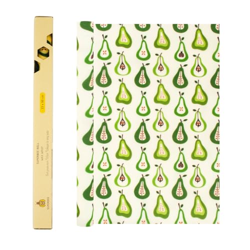 SuperBee Beeswax Wrap Roll XL 35x13" Reusable Food Wrap Bees