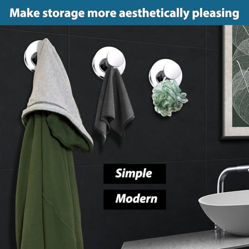 Suction Cup Hooks for Shower (2 Count)