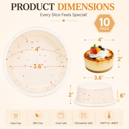 4 Inch Mini Cake Pan (Cream / 4 Inch – Mini)