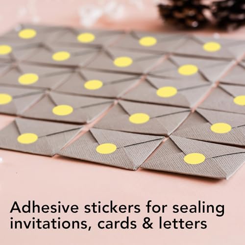 Metallic Gold Perforated Round Circle Dot Sticker 1 (Metallic Gold / 0.5 Inch)