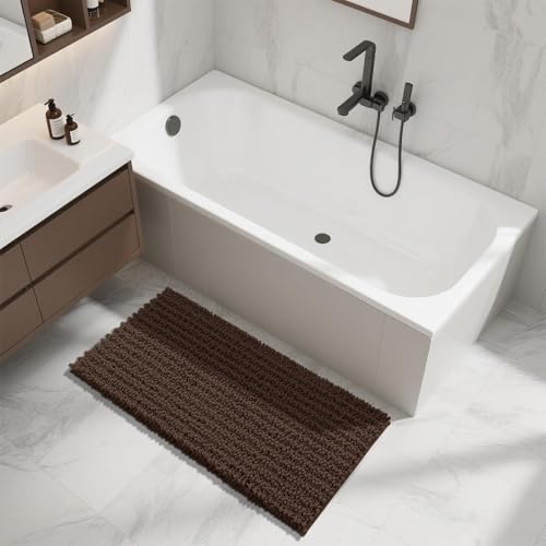 Long Bathroom Rugs Non Slip Washable 44x24 Inch (7.35 Sq Ft)