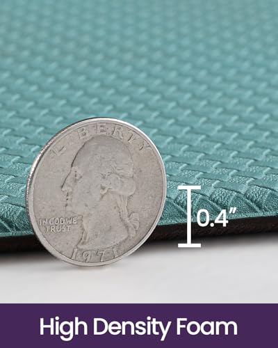 Kitchen Floor Mats Cushioned Anti Fatigue (Turquoise / 71"l X 23"w X 0.4"th)