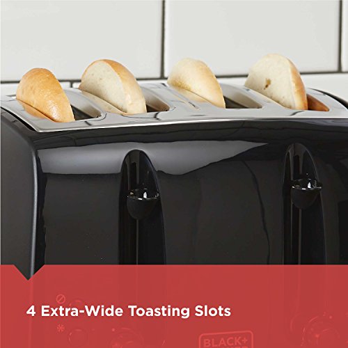 4 Slice Toaster with Extra (Black)