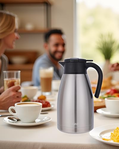 74Oz Thermal Coffee Carafe (Silver / 74.4 Ounces)